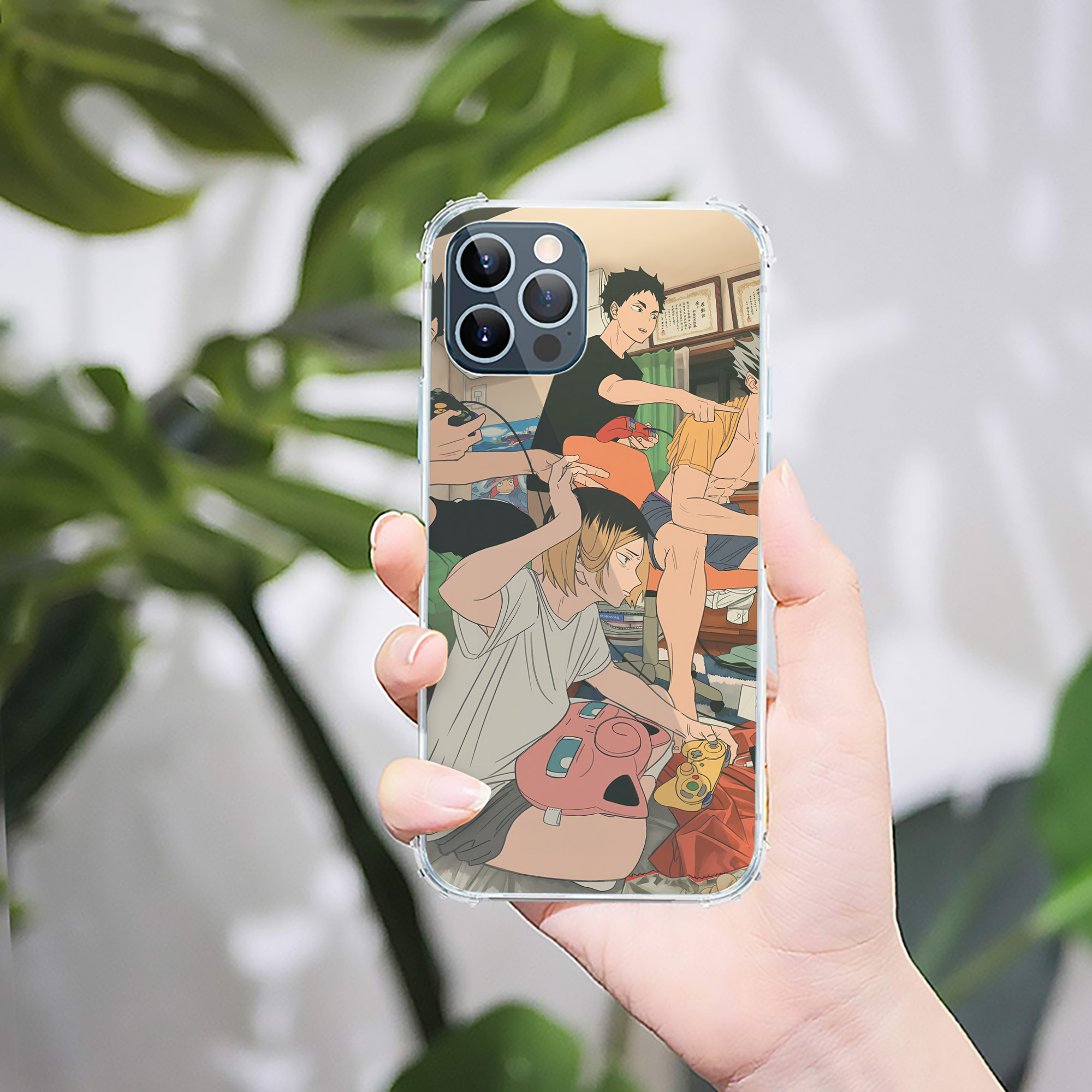 （画像用） ハイキュー!! Haikyu!! 【iPhone 12シリーズ対応】透明スマホケース（クリアソフトケース）
